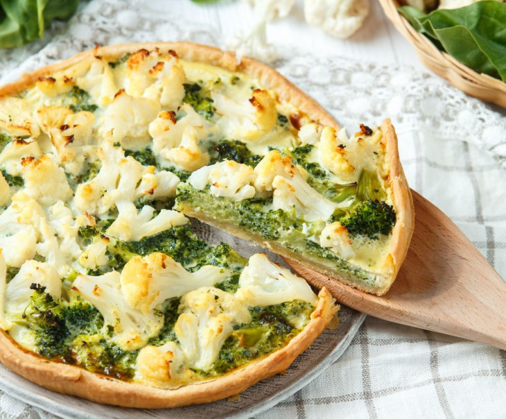 4778 Пирог с брокколи и цветной капустой Вкусляндия  - Вид №2