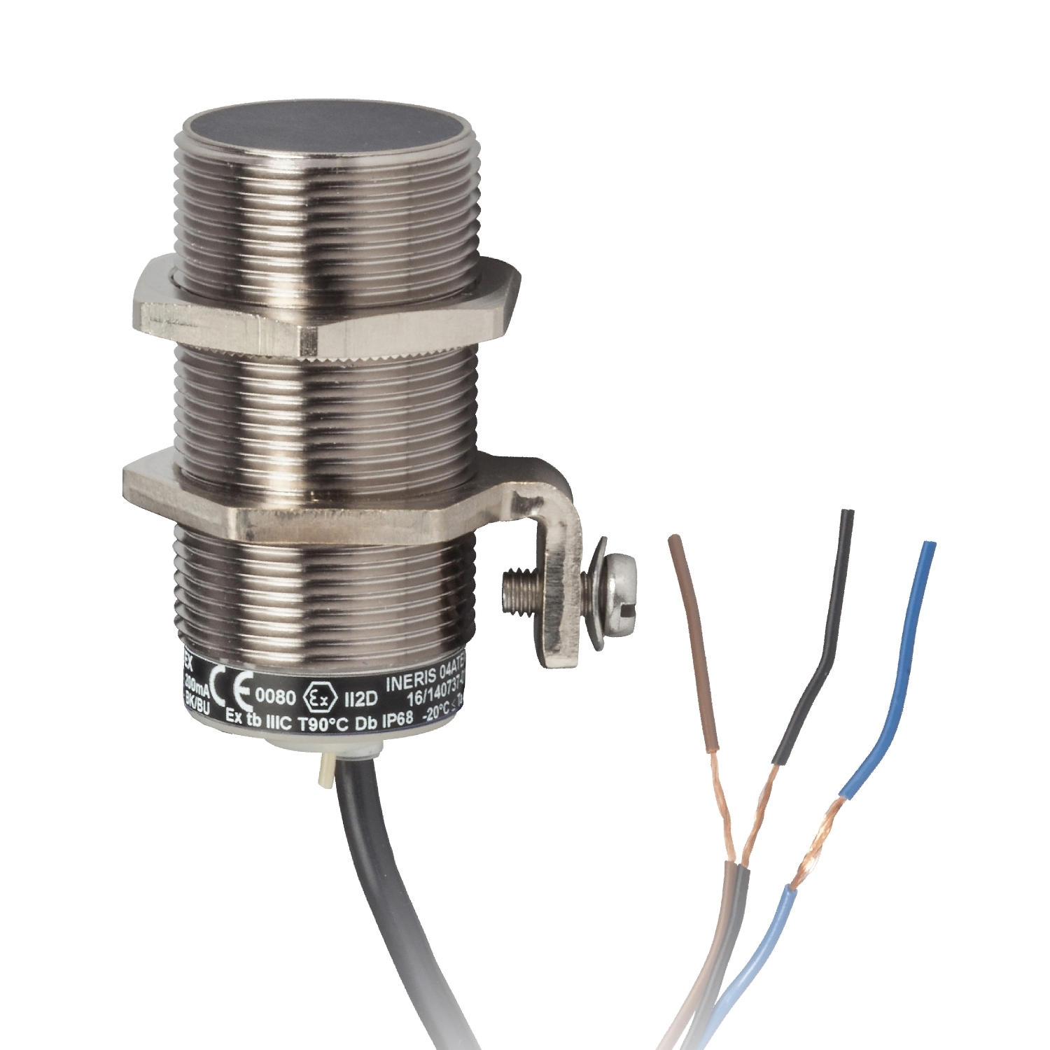 XS1M30AB120EX ИНД.ДАТЧИК M30 SN=10MM 4-20MA ATEX Schneider Electric Электронные датчики 