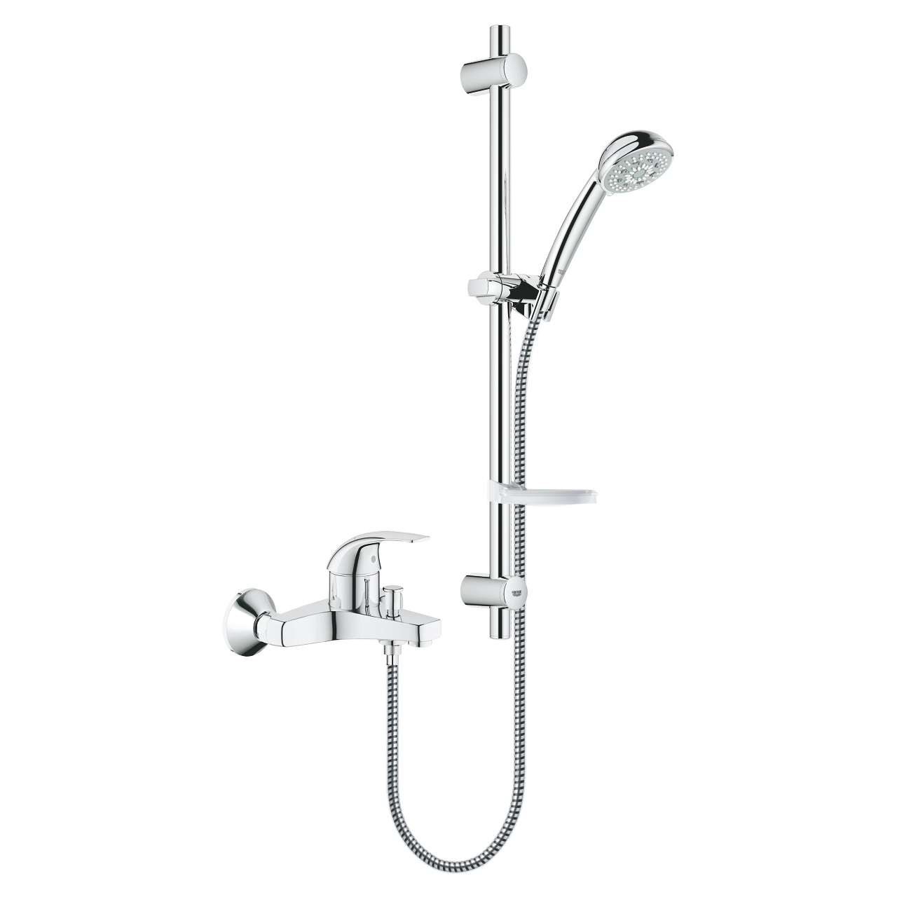 Смеситель для ванны GROHE BauCurve, хром (32806000) - Вид №1