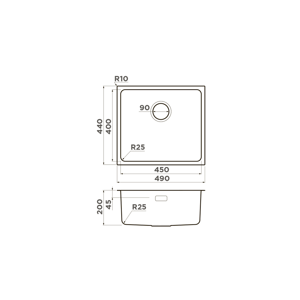 Кухонная мойка Tadzava 49-U/I LG OMOIKIRI 4993263 - Вид №3