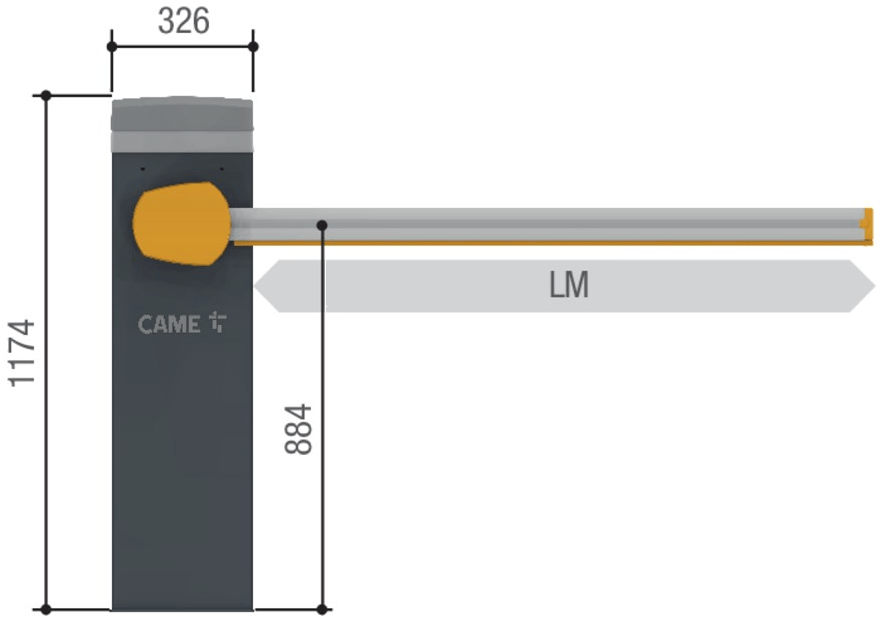 CAME Автоматический шлагбаум sun-id-1419694 - Вид №2