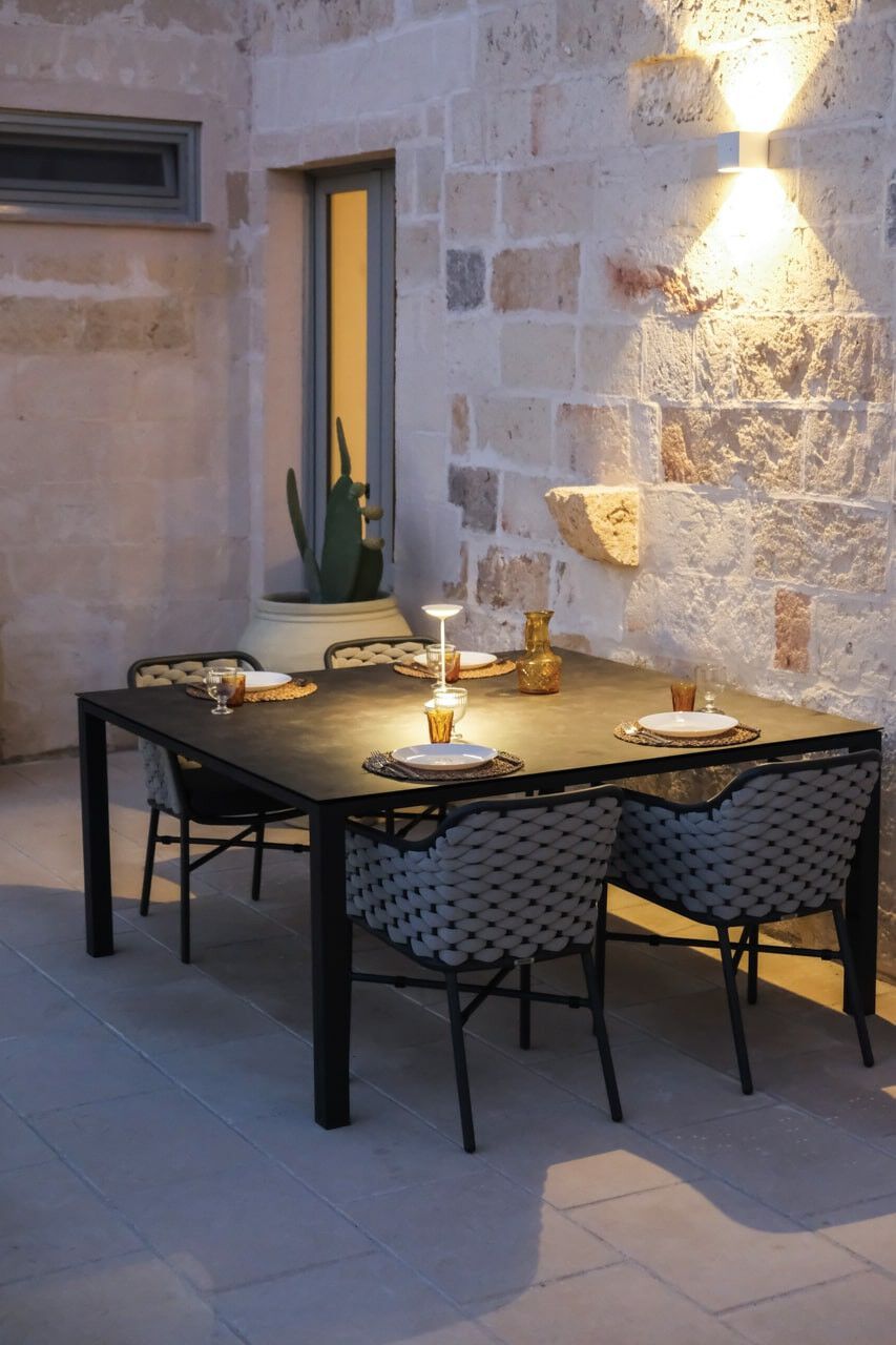 Квадратный садовый стол в HPL DRIGANI плоская поверхность ARCH-00134069 - Вид №2