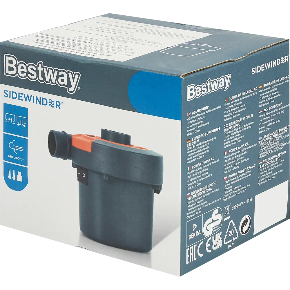 Насос воздушный электрический Bestway Sidewinder 82763774 STLM-2095263 Santreyd  - Вид №5