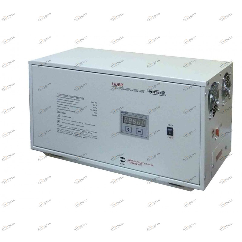 Стабилизатор напряжения LIDER PS 7500 SQ-PRO-40 sun-id-1030644