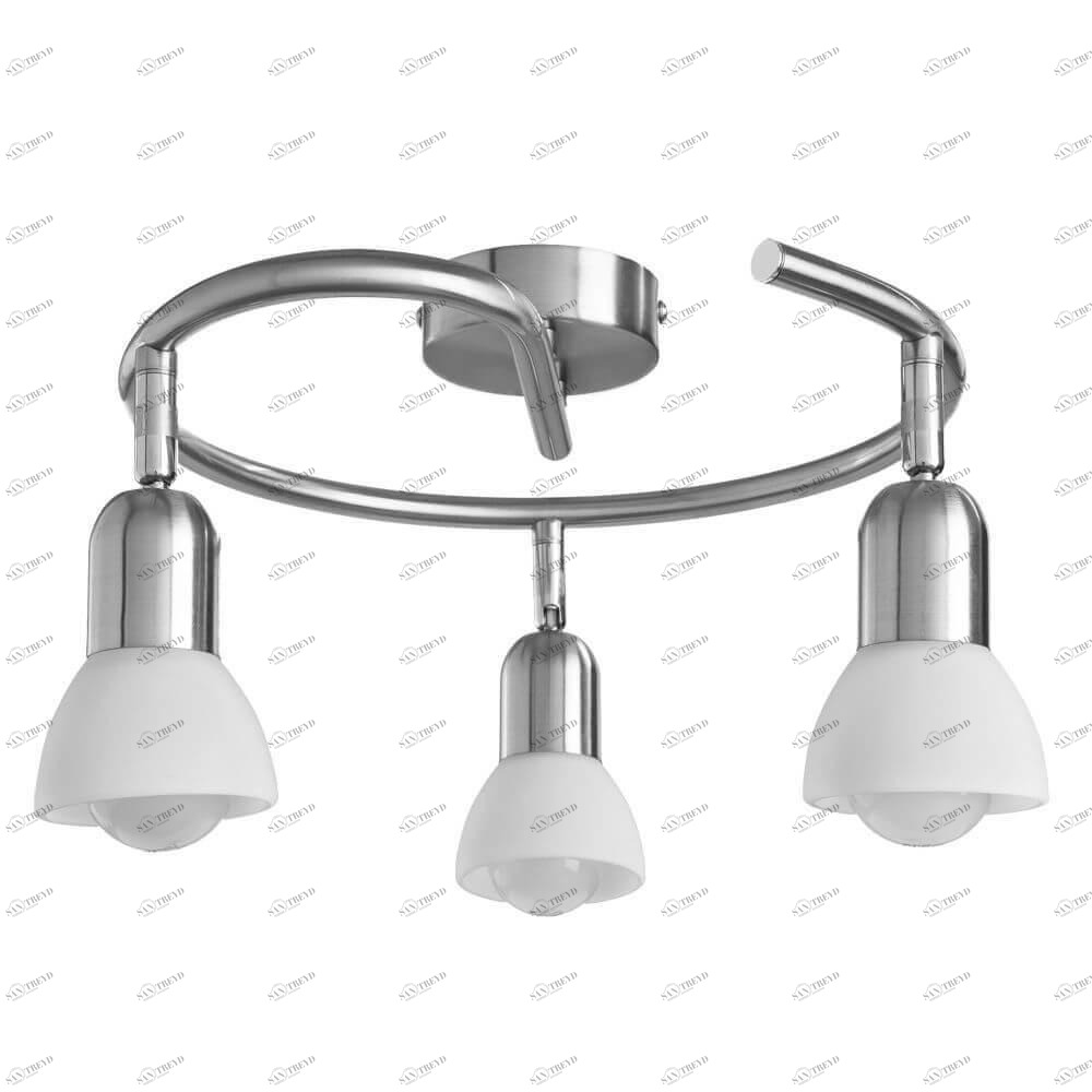 Спот потолочный белый с 3 плафонами Arte Lamp A3115PL-3SS ARTE LAMP A3115 00-3924043 Белый 