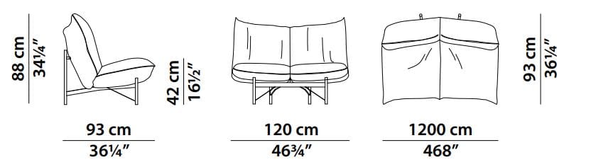 Кожаное кресло Baxter PILLOW ARCH-00005520 - Вид №6