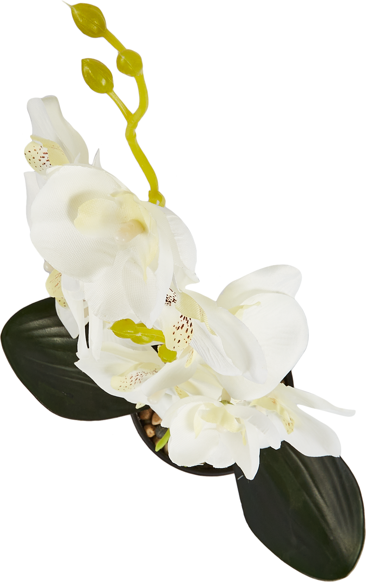 86762943 Искусственное растение Орхидея 40x39.5 см ПВХ цвет белый STLM-0071430 Santreyd  - Вид №3