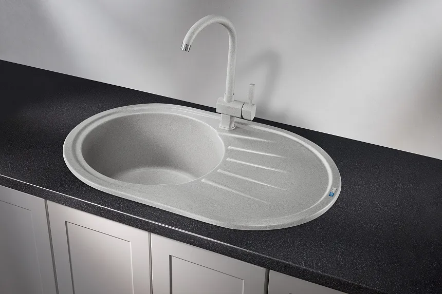 7601, БАЗАЛЬТ, кухонная мойка, СтандАРТ кварц GRANULA Standart 7601-ST53