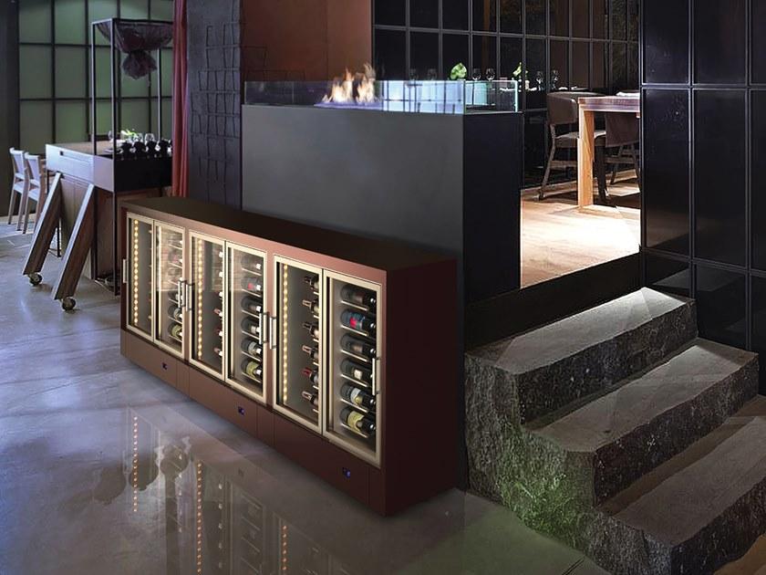 EXPO Алюминиевый винный шкаф со стеклянными дверцами Mod 20 Md-h20/md-m20/md-c20 - Вид №3