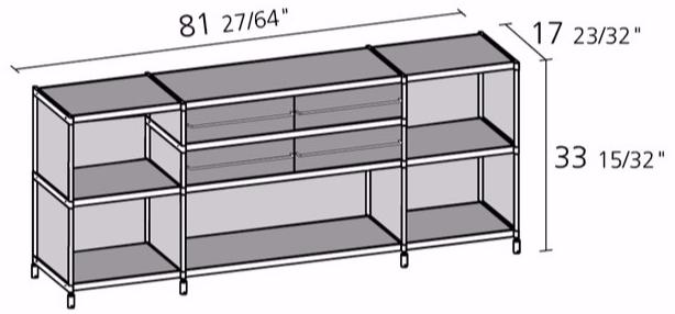 Alias Комод из метакрилата с ящиками Sec sun-id-1514898 - Вид №2