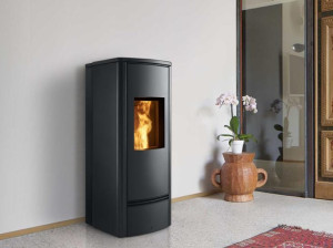 Стальная пеллетная печь