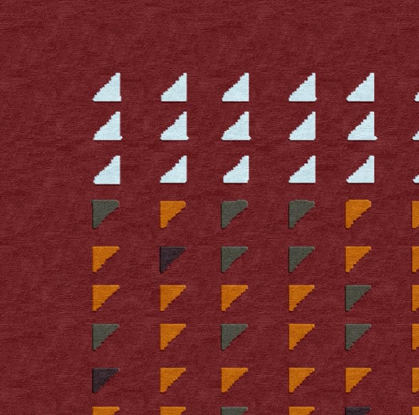 Tapis Rouge Прямоугольный коврик ручной работы Val camonica Tr1738 - Вид №1