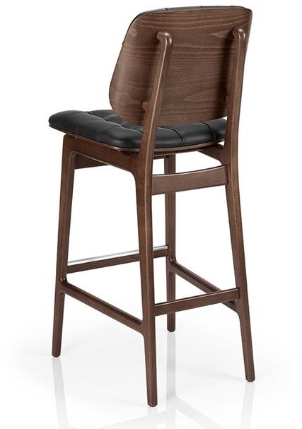 JMS Барный стул из тафтинговой кожи Chloe M934 wuu cr - Вид №1