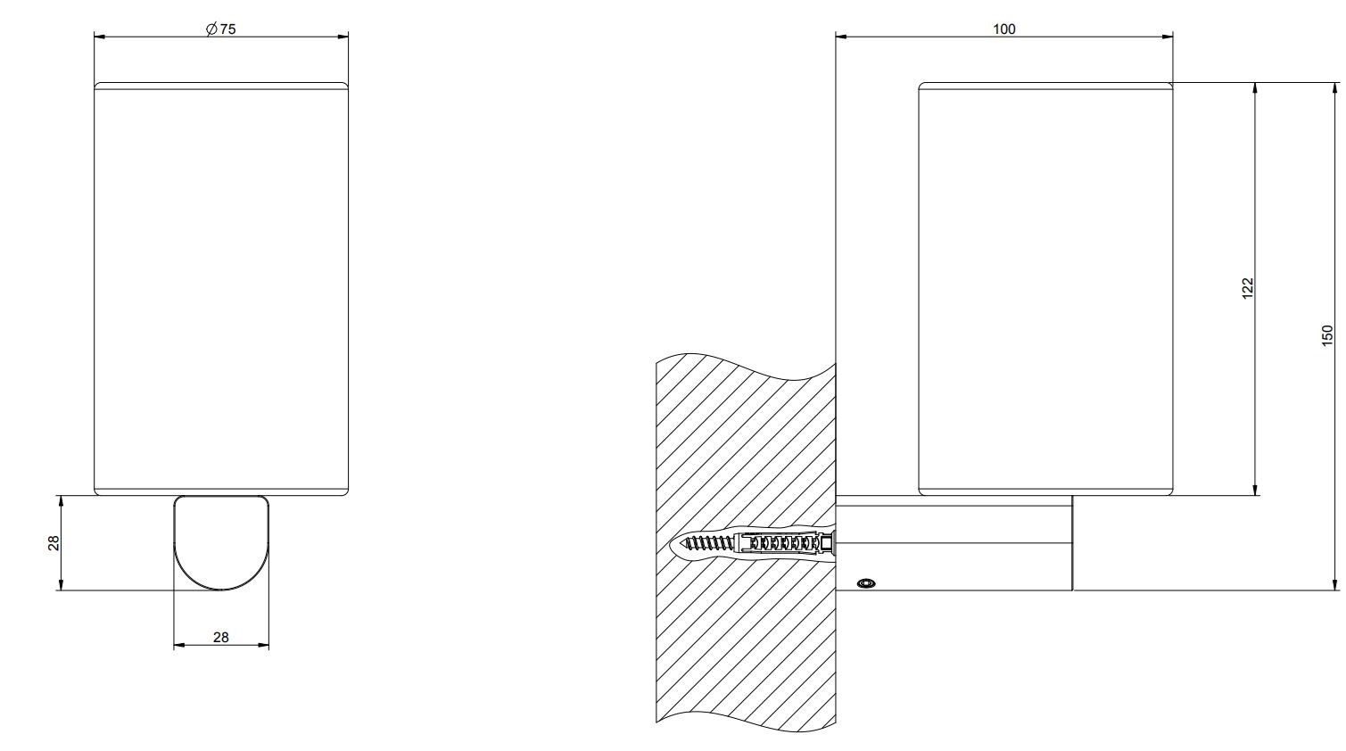 Держатель зубной щетки из смолы Gessi рельеф ARCH-00028671 - Вид №2