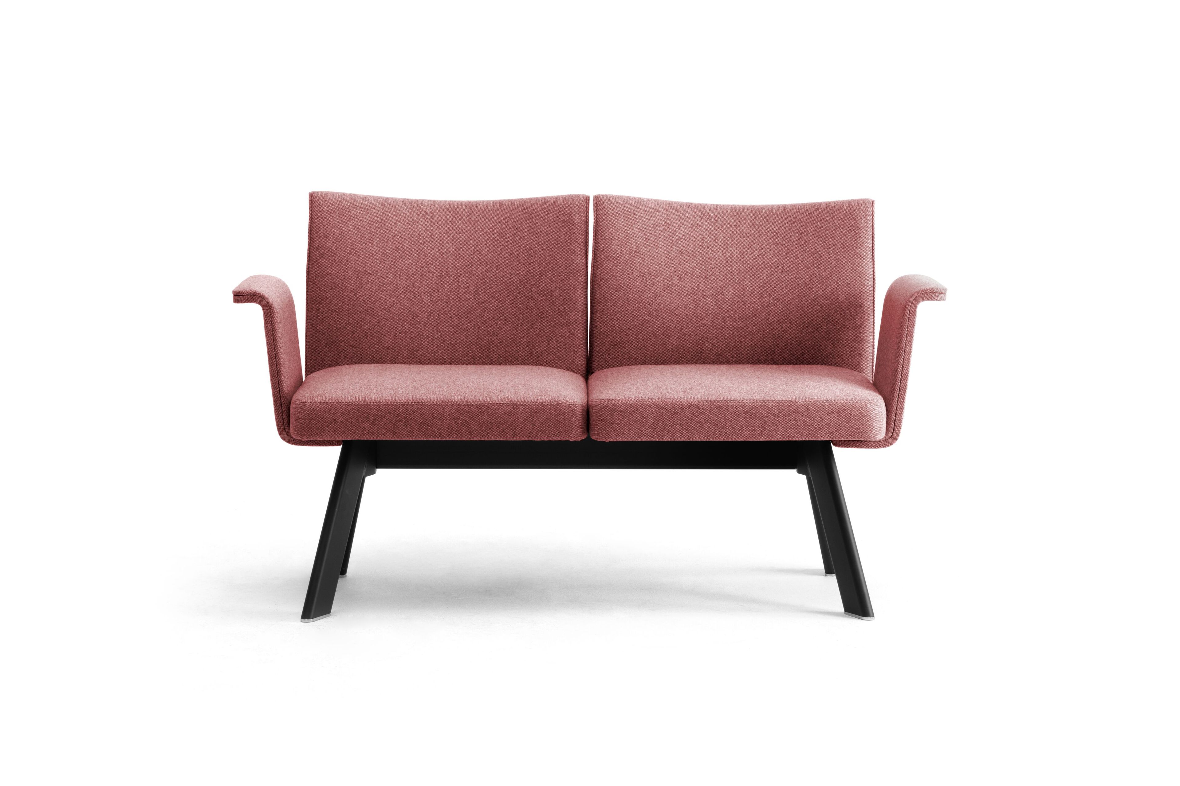 Модульная скамейка для контрактной ткани со спинкой Leyform OLA ARCH-00082381 - Вид №6