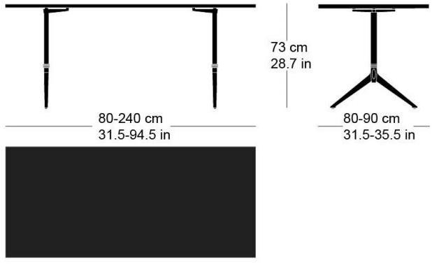 horgenglarus Прямоугольный обеденный стол из массива дерева  T-1005  - Вид №2