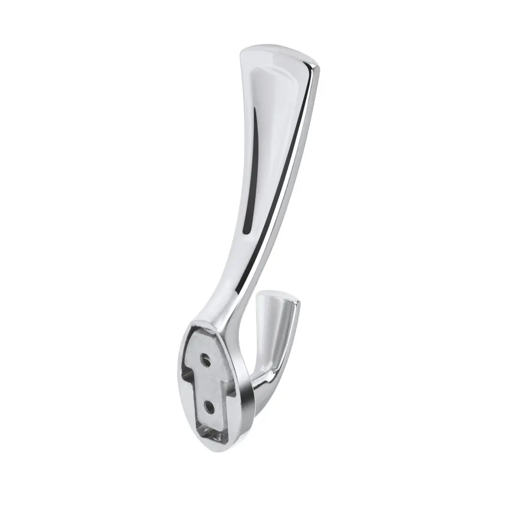 Крючок мебельный двухрожковый Edson 9303-N00-CHR ЦАМ хром 89364403 STLM-2114390  - Вид №3