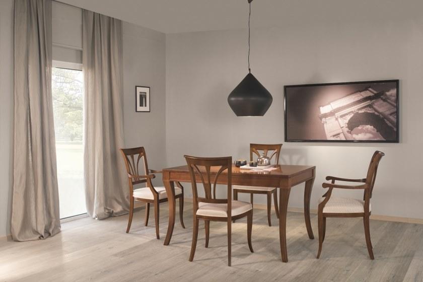 SELVA Стул из бука со встроенной подушкой и открытой спинкой  1700  - Вид №1