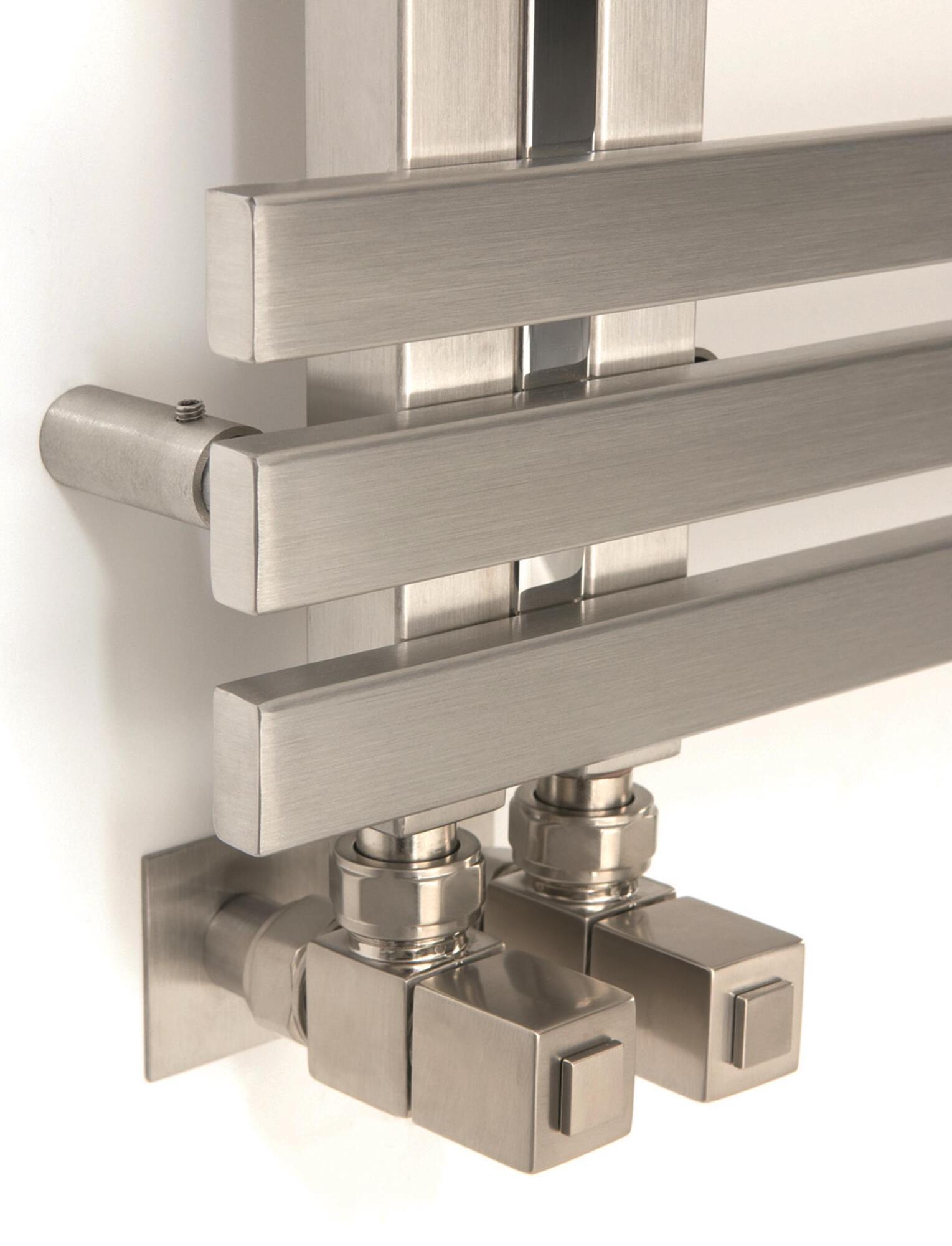Полотенцесушитель Hammam URANUS Stainless steel  комбинированный; электрический или водяной Сталь  - Вид №25