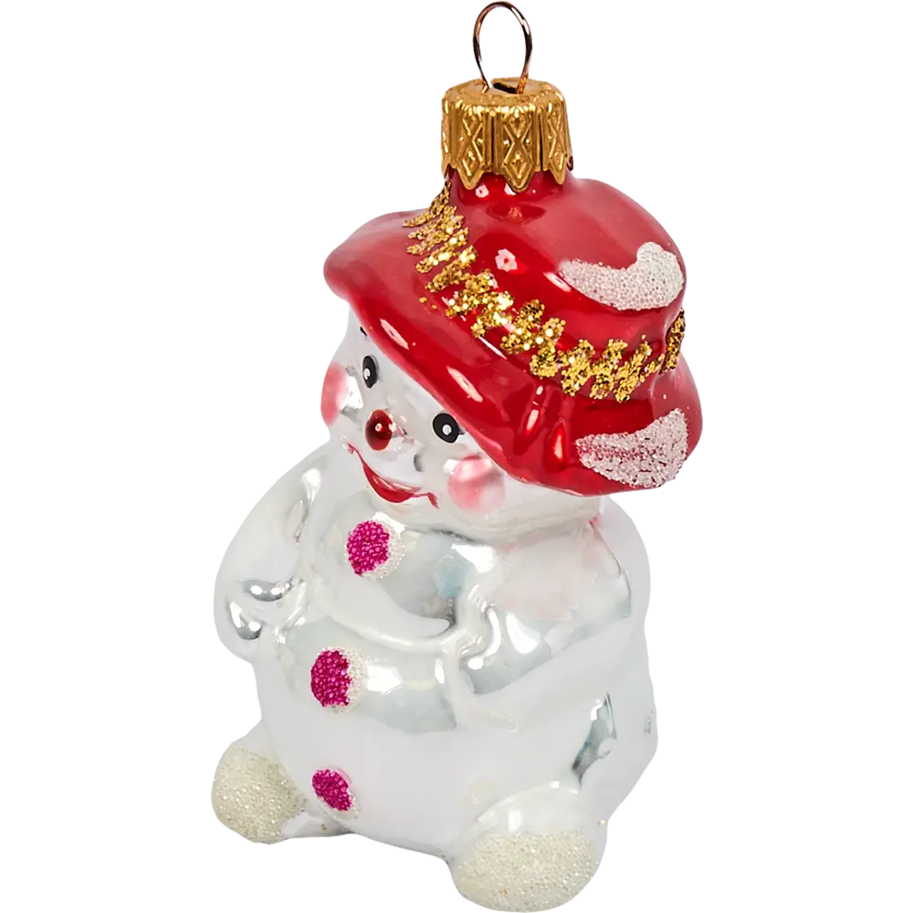 82856232 Елочное украшение Ёжик/Снеговик высота 10 см STLM-0952730 Santreyd 