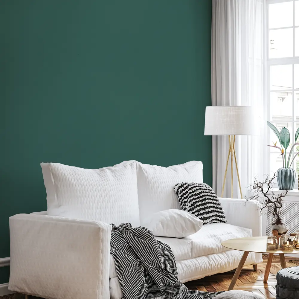 INSPIRE Pablo New - Флизелиновые обои темно-зеленые для элегантного интерьера 86149628 STLM-0066501 - Вид №3