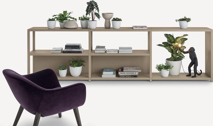 Fantin Модульный открытый книжный шкаф из металла Frame sun-id-1399913 - Вид №11