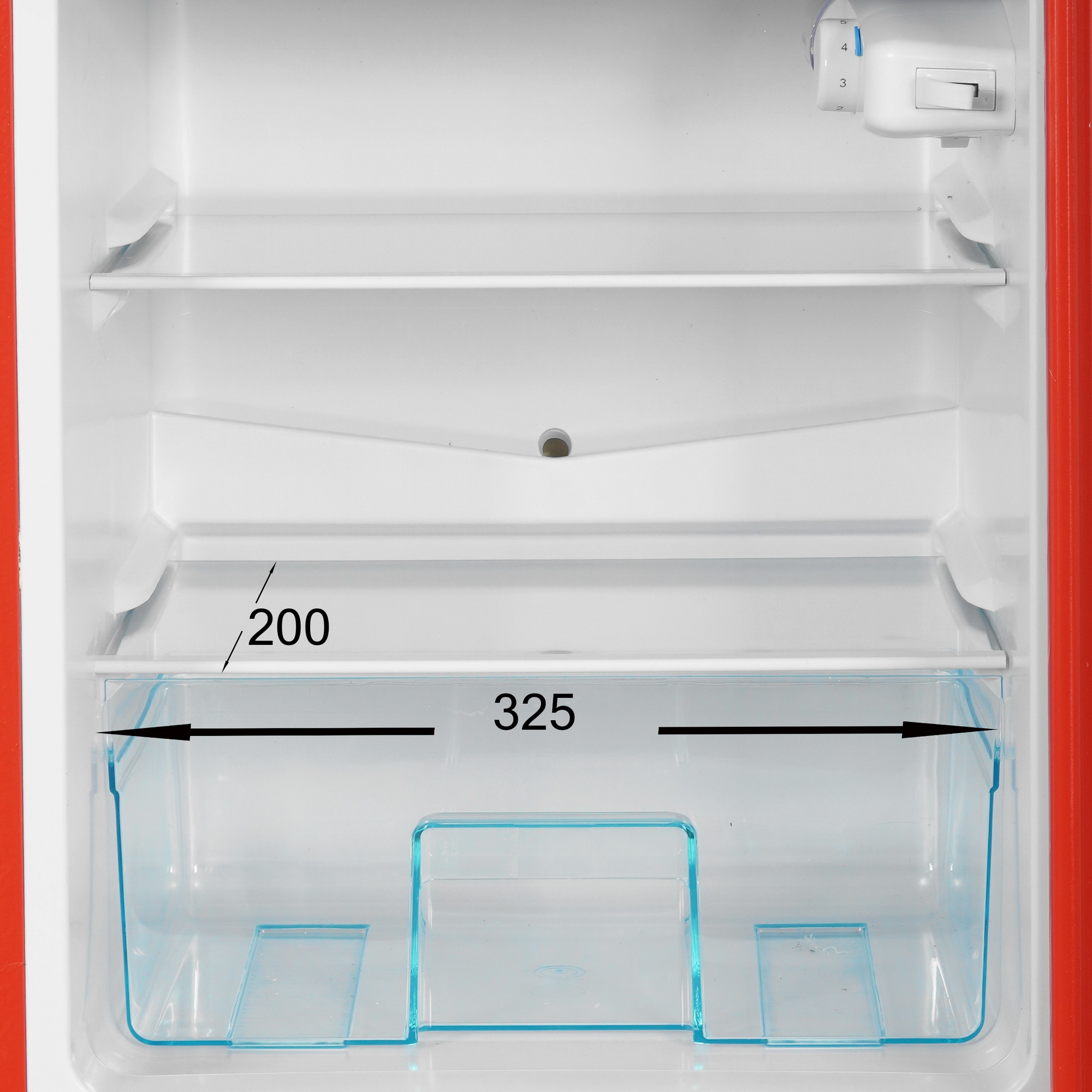 9980733 Холодильник компактный   Olto RF-140C красный STDN-0044594 - Вид №8