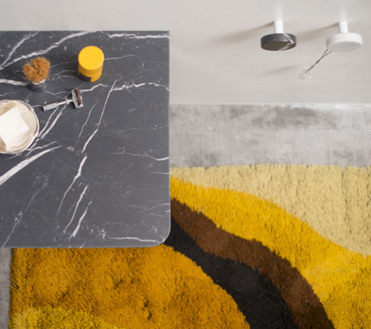 Ex.T Dots Настенная вешалка из мрамора EXDOTSNM/BI - Вид №3