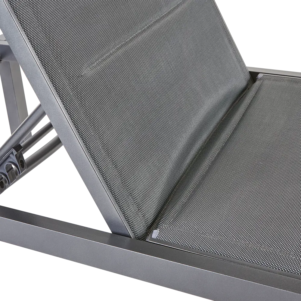 Шезлонг Naterial Aquila II 200x36x75 см алюминий/текстилен серый 84494100 STLM-2204471  - Вид №11
