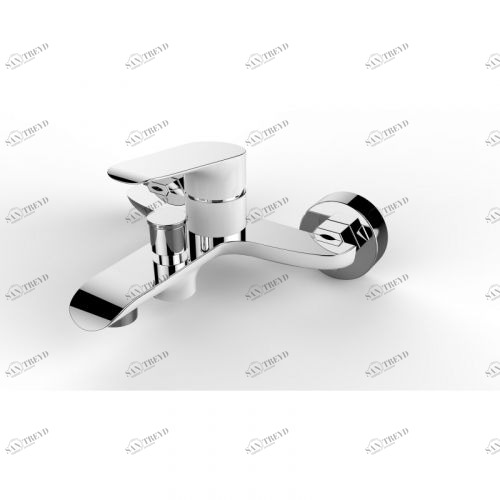 WW MX Арт. BONN 303 WT Хром-белый. Смеситель для ванны однорычажный. С изливом WeltWasser WWMXАРТBONN303WTХРОМБЕЛЫЙСМЕСИТЕЛЬДЛЯВАННЫОДНОРЫЧАЖНЫЙСИЗЛИВОМ