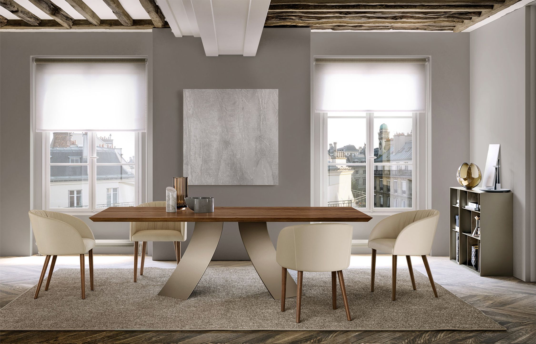 Деревянный прямоугольный стол EFORMA Twist ARCH-00137065 - Вид №1