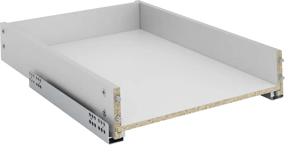 Выдвижной ящик DELINIA ID с системой плавного закрывания, серый 86138587