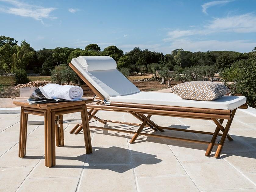 Braid Квадратный деревянный столик для сада Maxim 100.007/.008/.009 - Вид №3