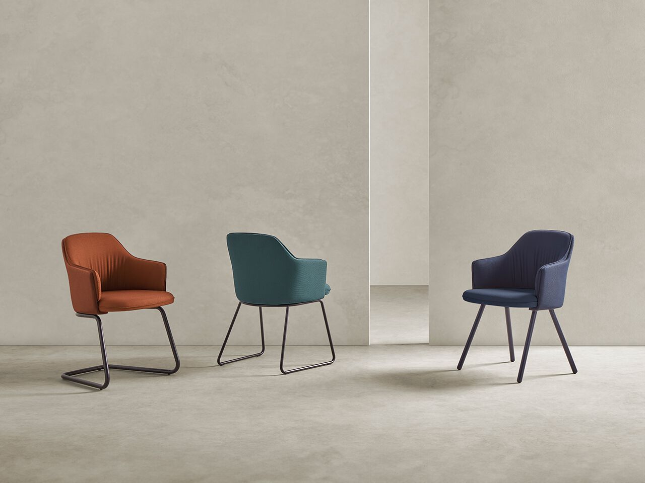 Тканевый стул с подлокотниками Mobboli Iggy ARCH-00086776 - Вид №1