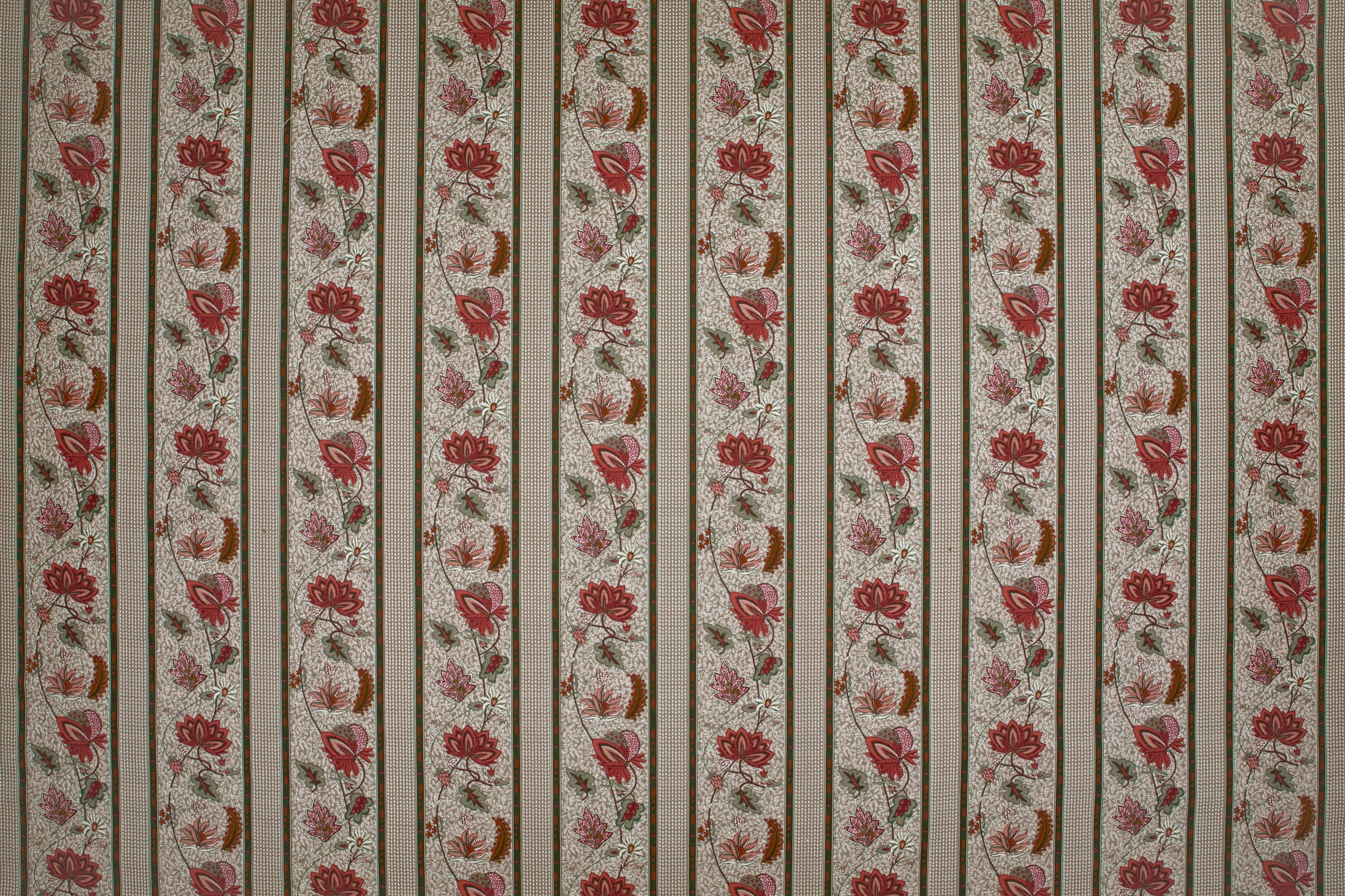 Хлопчатобумажная ткань с цветочным рисунком LELIEVRE Quenin-Belle Époque ARCH-00124598 - Вид №4