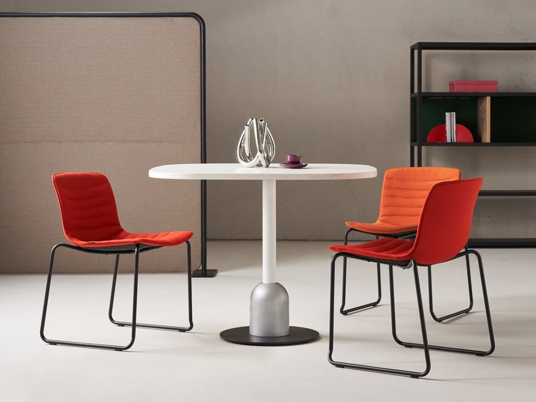 Мягкий стул для салазок для залов ожидания Quinti Sedute Rudy ARCH-00055690 - Вид №1