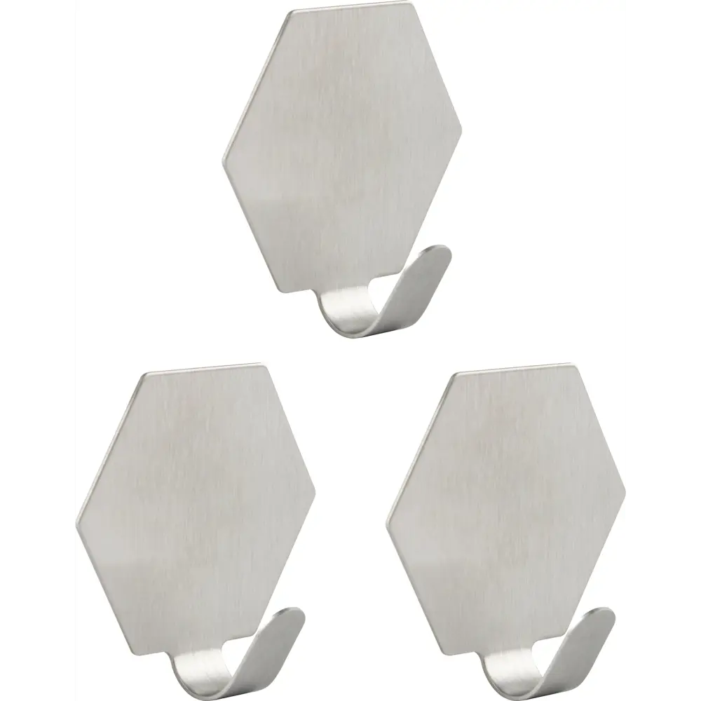 Santreyd Шестиугольные крючки самоклеящиеся для интерьера 3 шт 89049366 STLM-0859933