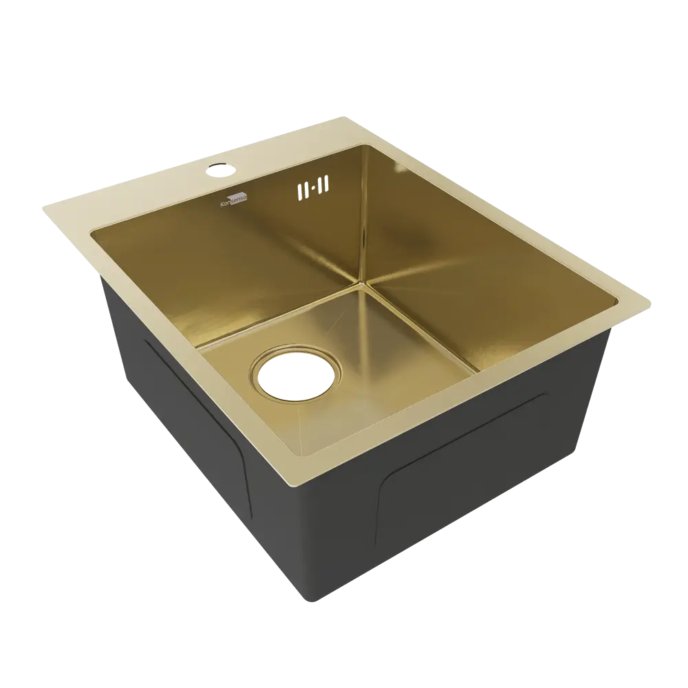 МОЙКА КУХ 40X50 Г20 ЗОЛОТ МЕТ KONSENSA STLM-2125255 - Вид №2