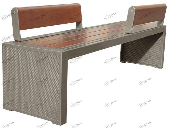 GHM-ECLATEC Скамья со спинкой Pixel sun-id-1513065
