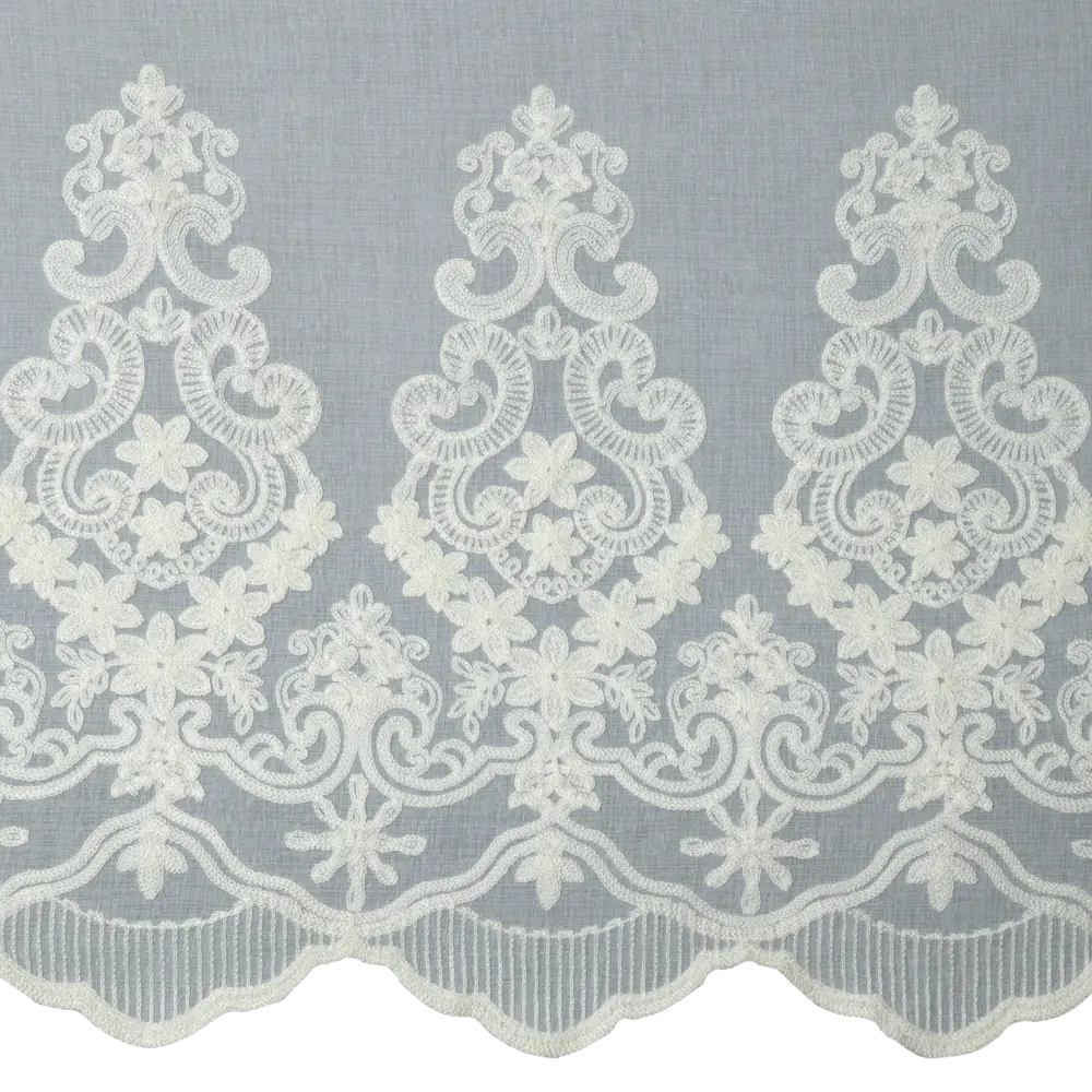 Тюль на ленте «Валенсия», 250х260 см, вензель, цвет экрю AMORE MIO STLM-2133363 - Вид №3