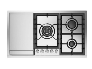 Газовая плита из нержавеющей стали