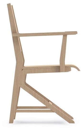 PIAVAL Стул из бука с подлокотниками Swing | health & care 32-63/4 - Вид №2