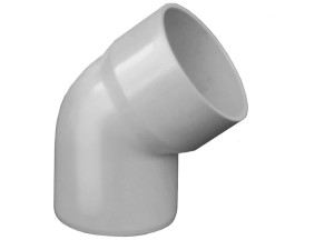 Изгиб ПВХ 45°