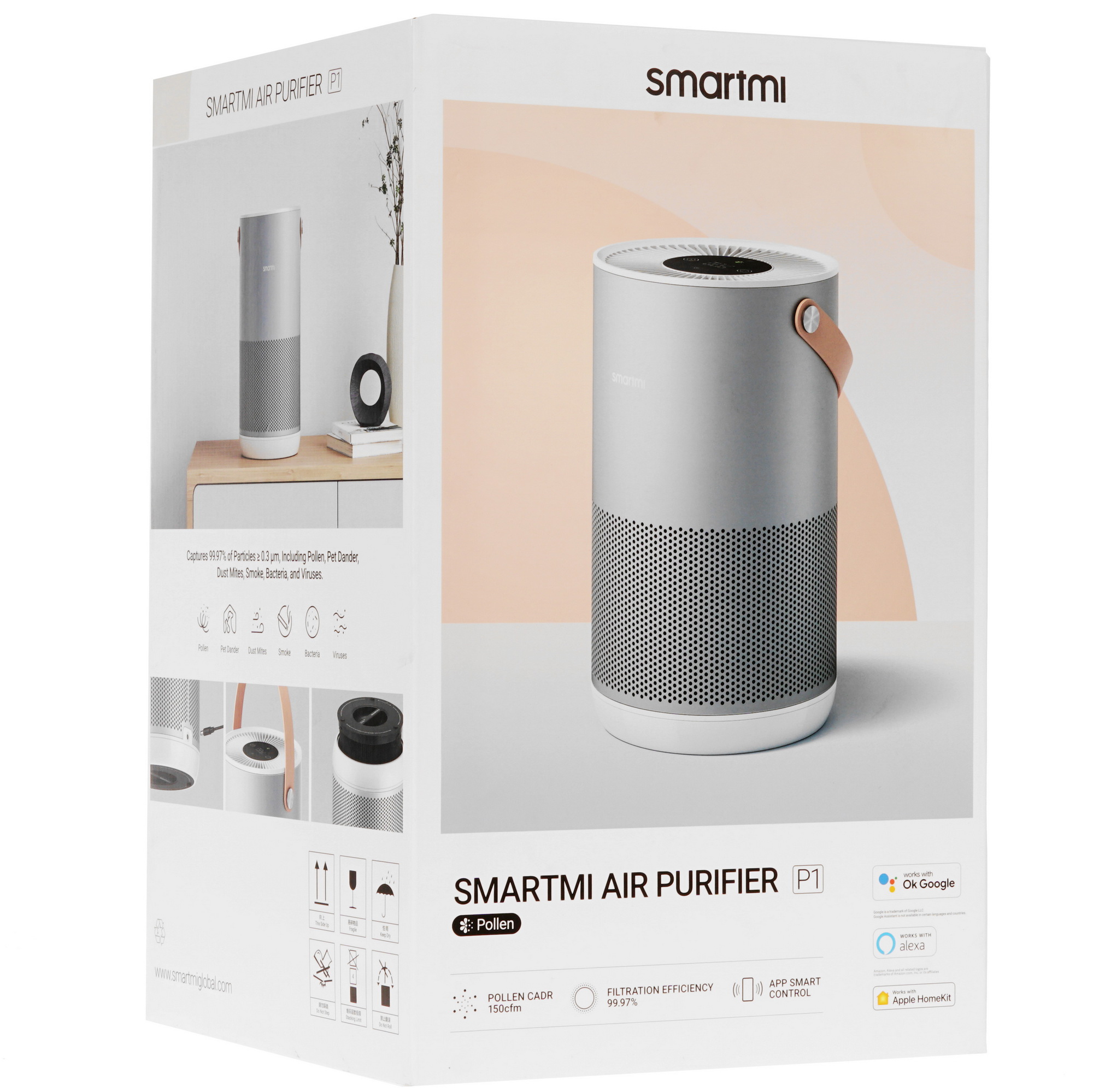 5335994 Очиститель воздуха Smartmi Air Purifier P1 ZMKQJHQP12 серый STDN-0024109 - Вид №6