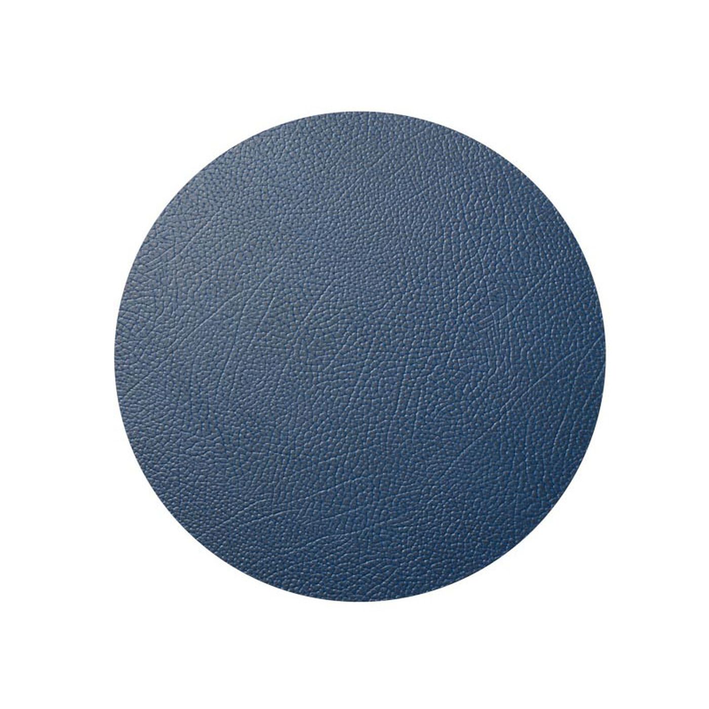 981264 HIPPO navy blue подстановочная салфетка круглая, диаметр 40 см, толщина 1,6 мм;LIND DNA 
