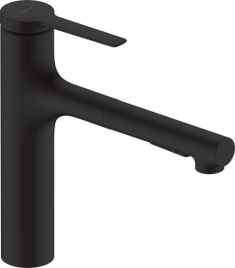 74804670 Zesis M33 Кухонный смеситель, однорычажный, 160, с вытяжным душем, 2jet, sBox lite Hansgrohe