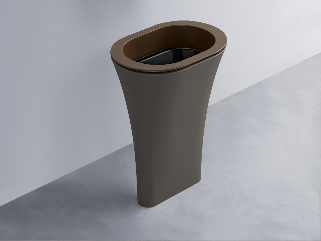 AMLA65-CA+AMPILO-N+AMCOLO-FN Раковина Amedeo Ovale отдельностоящая cielo Enjoy + Amedeo Ceramica Cielo