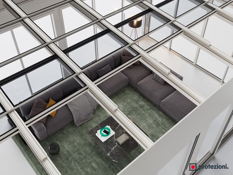 Подвижная крышка с термической резкой Protezioni Ermes ARCH-00035647 - Вид №3