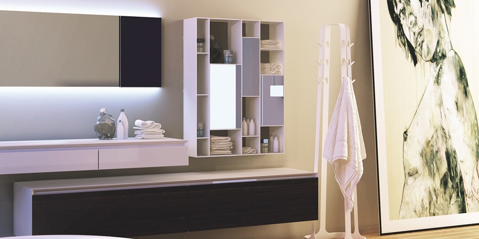 Moma Design Шкаф модульный подвесной 1200-4 Coverwall белый COVERWALL1200ABCD - Вид №2