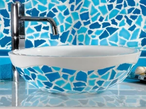 Накладная раковина на столешницу  овальная Cerasarda Pitrizza